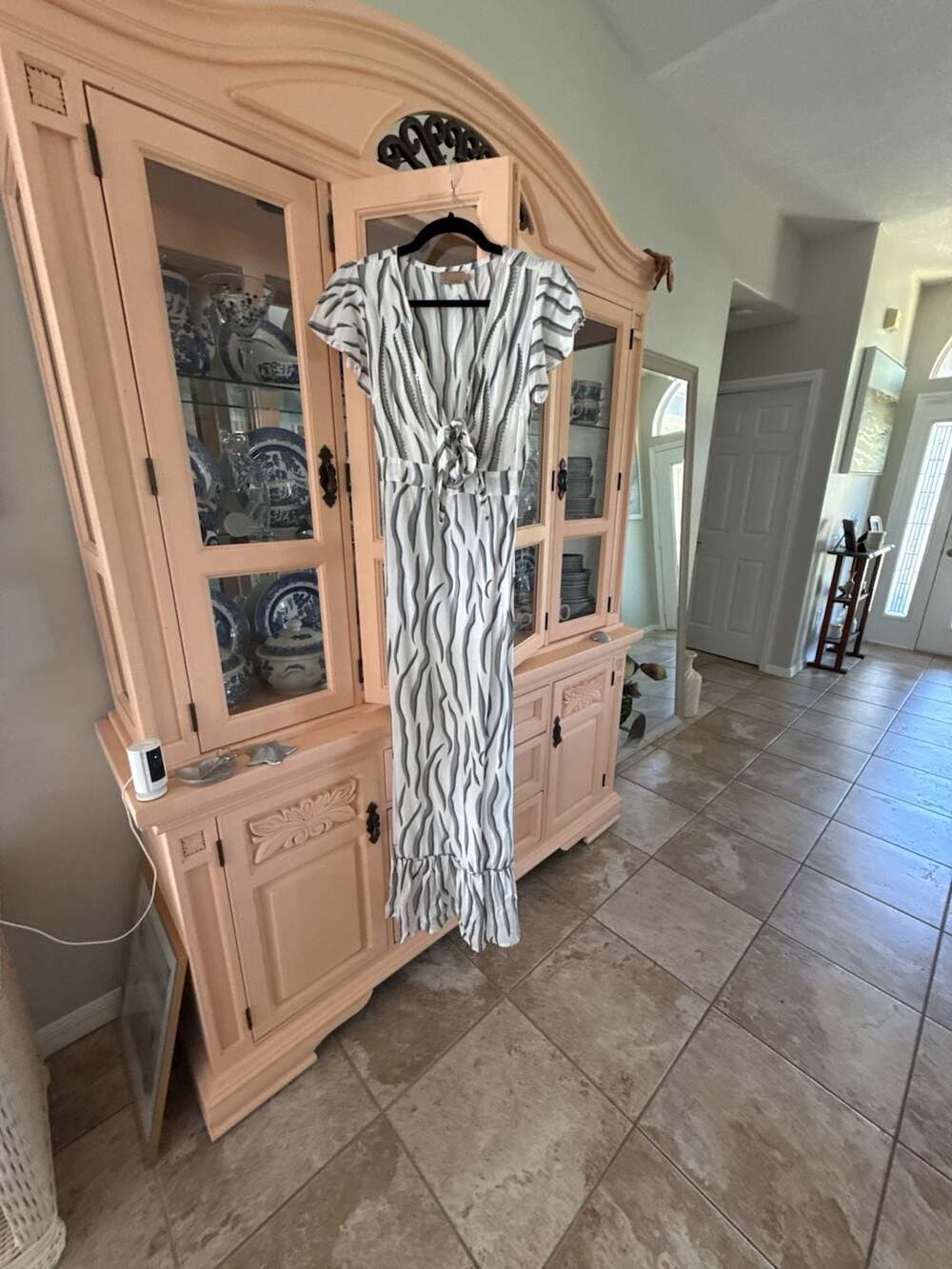 Skemo Zebra Maxi Dress Size S